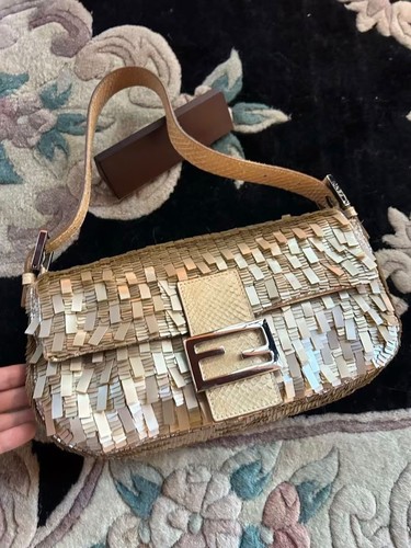 Raro fendi paillettes oro - paillettes,